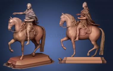 3D model Louis XV (STL)